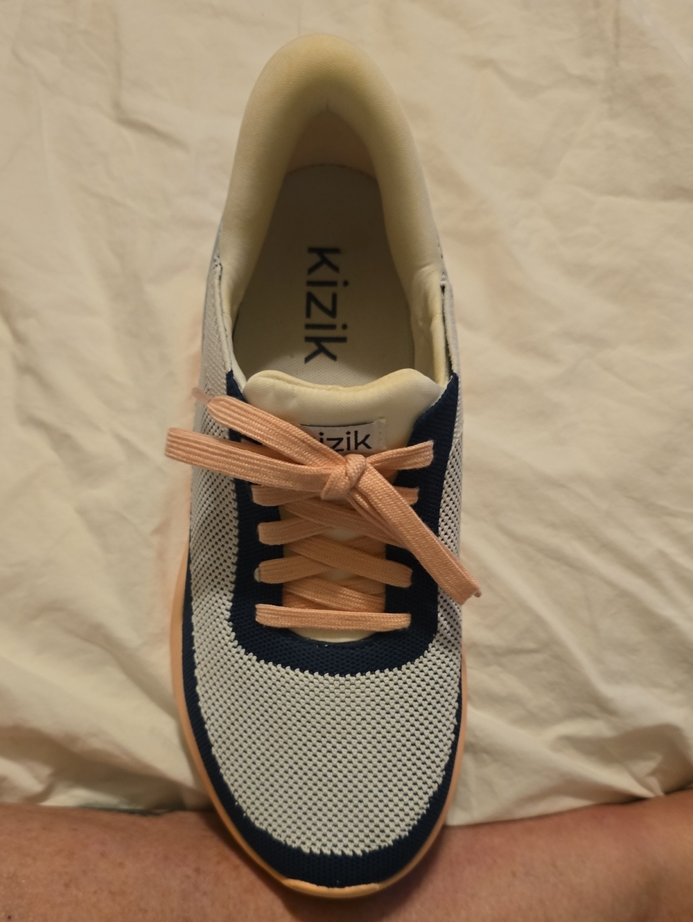 Kizik Women’s Peach and Navy Athletic Shoe